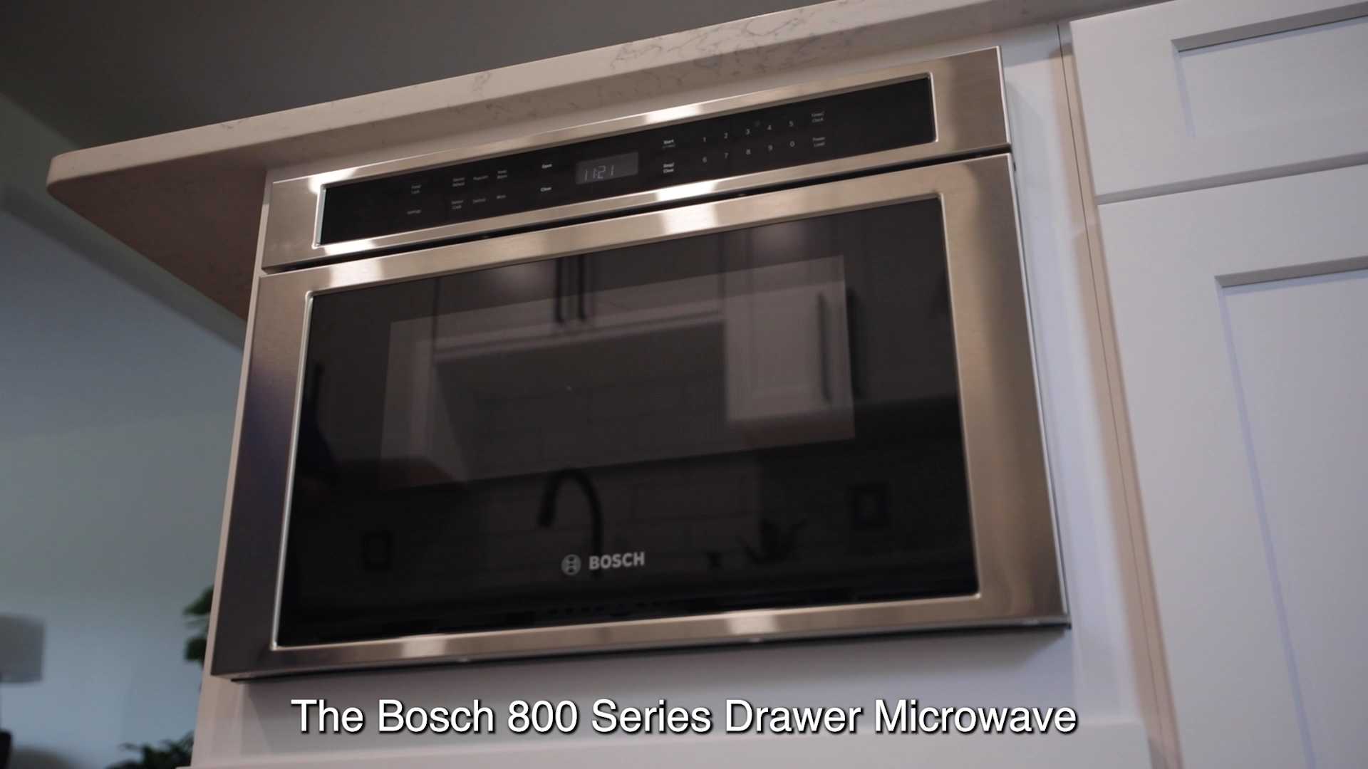 Bosch 800 Series 1 2 Cu Ft Stainless Steel Drawer Microwave