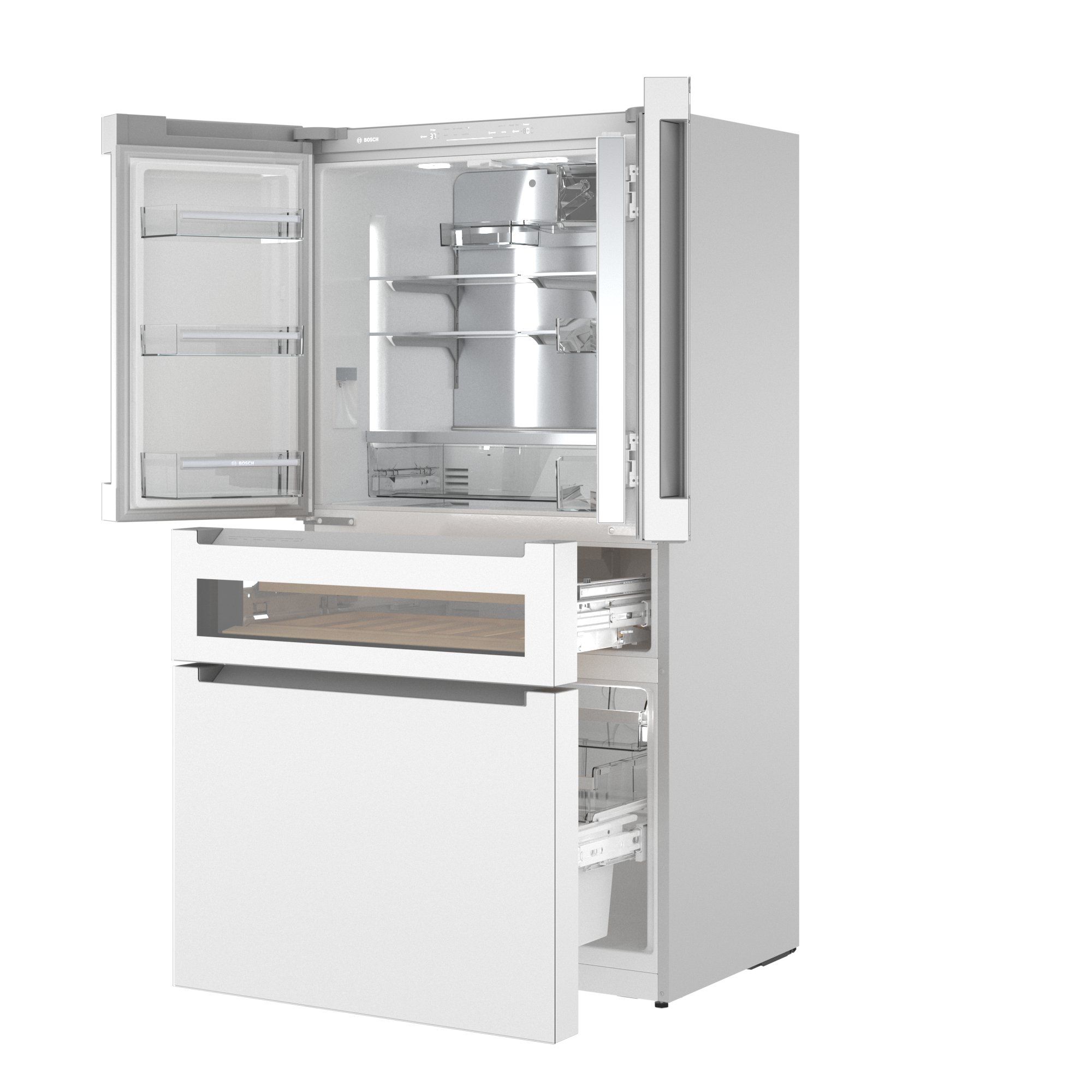Bosch® 800 Series 36 in. 20.5 Cu. Ft. Arctic White Counter