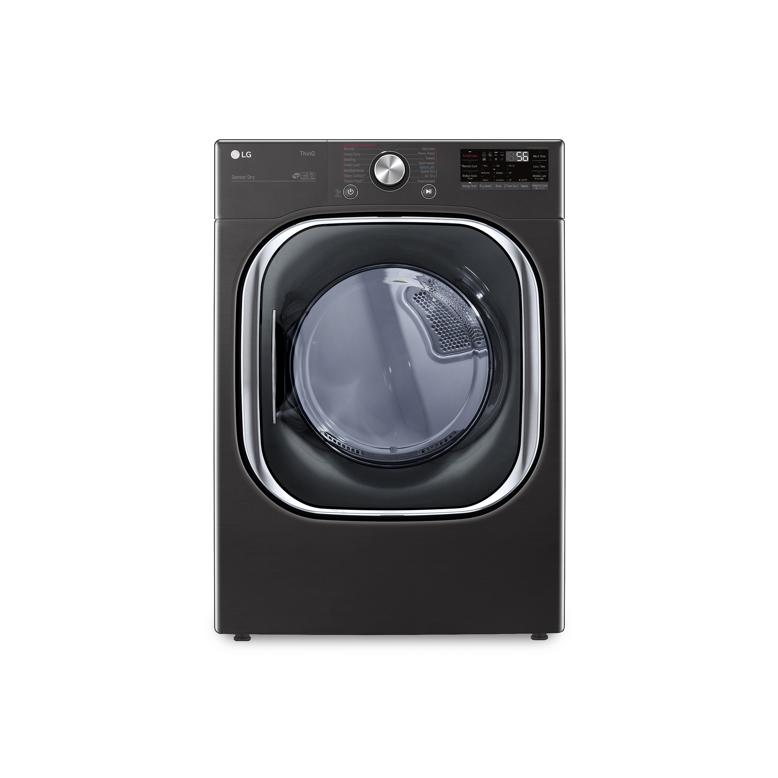 LG 7.4 Cu. Ft. Black Steel Front Load Electric Dryer - Thumbnail 4