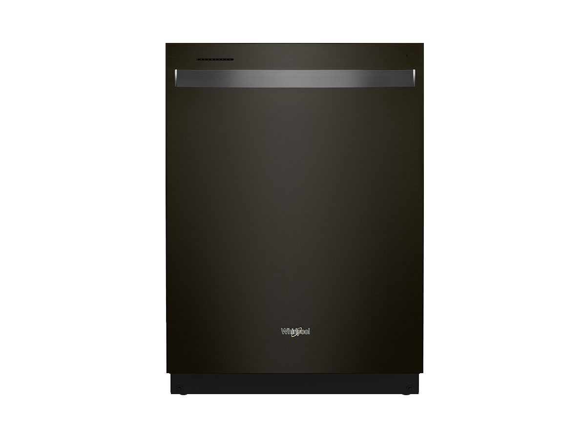 Whirlpool 24" Black Stainless Built In Dishwasher