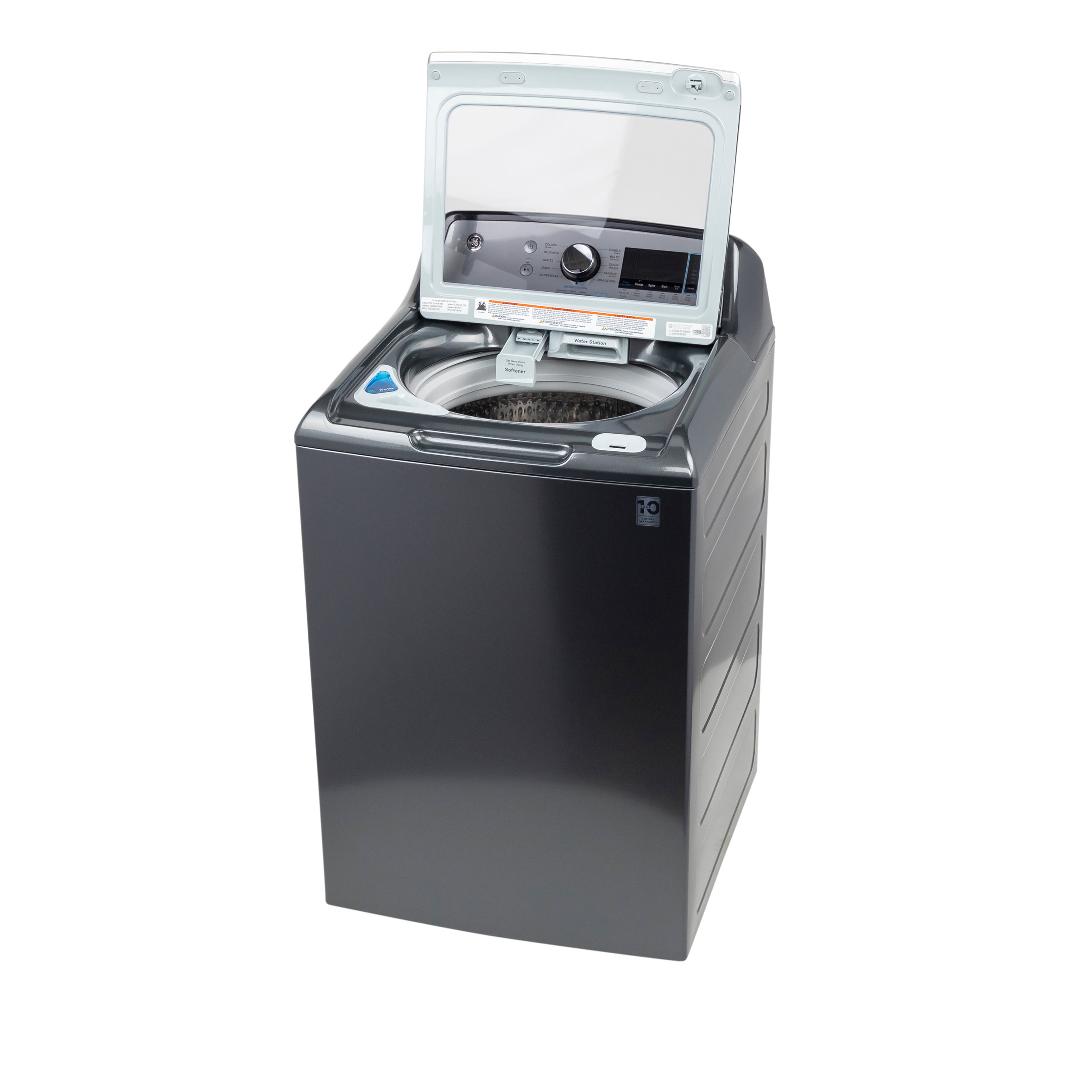 GE® 5.2 Cu. Ft. Diamond Gray Top Load Washer | Alabama Appliance