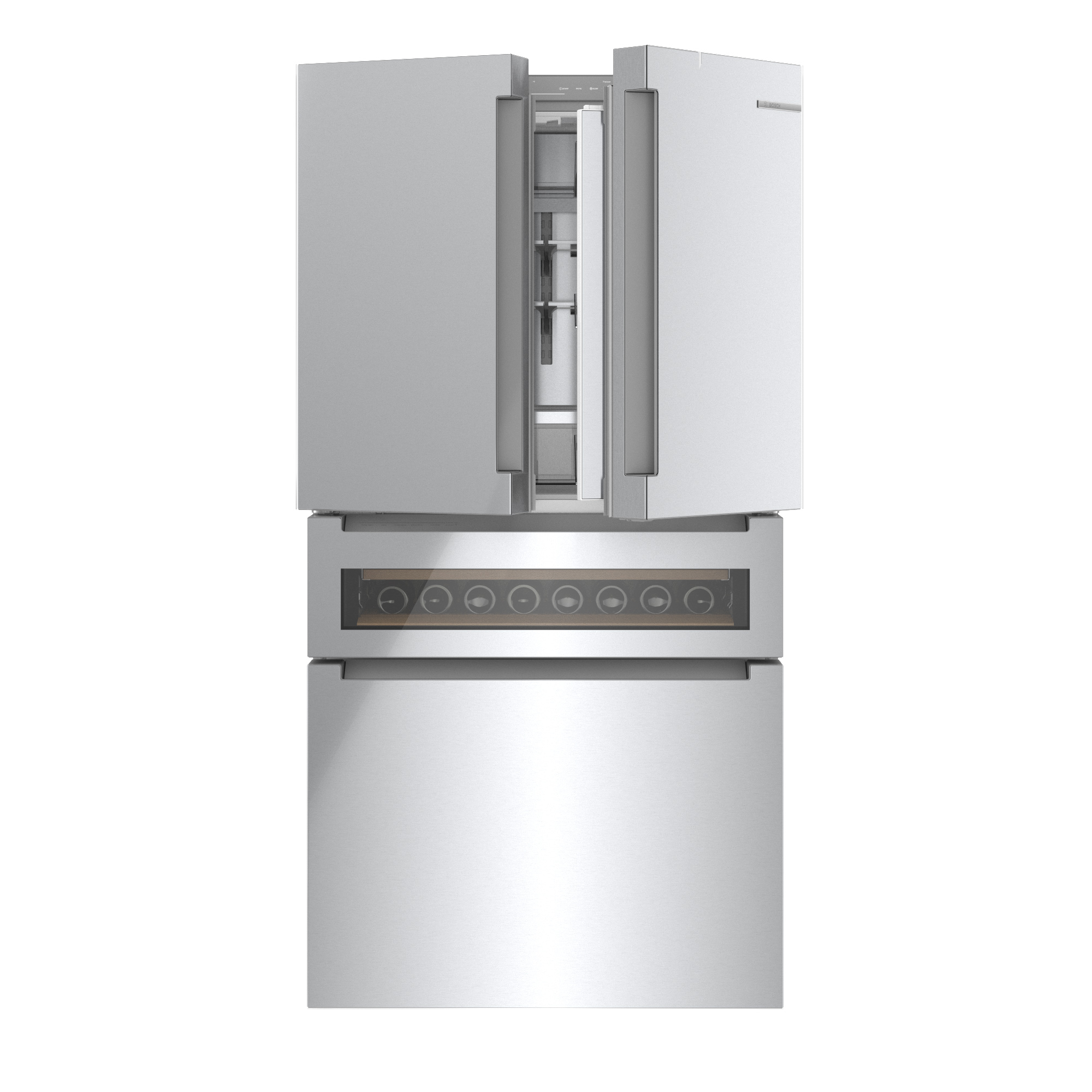 調理器具 sowsowll Bosch Counter-depth 800 Series 21-cu ft 4-Door French Door