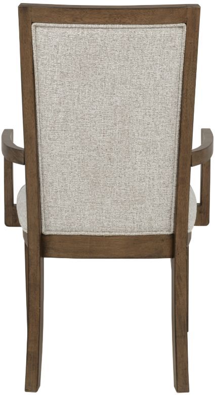 New Classic® Home Furnishings Mariana Gray/Vintage Mocha Upholstered Arm Chair-4