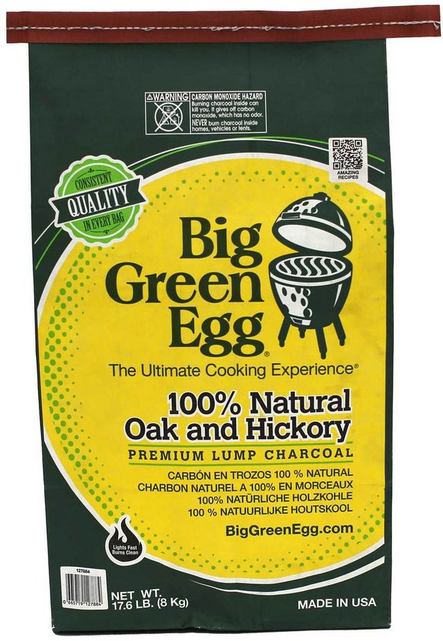 Big Green Egg® 100% Natural Oak &amp; Hickory Lump Charcoal | WDC 