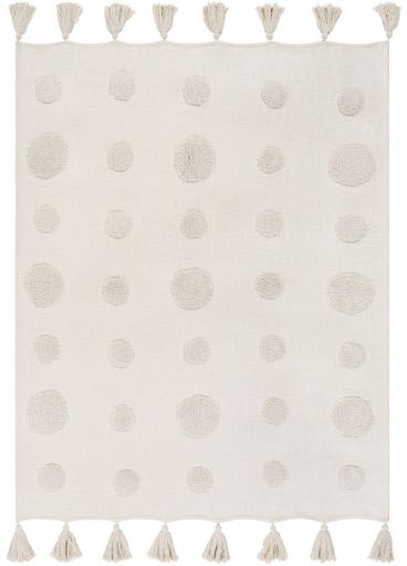 Surya Dove Ivory 50"x60" Throw Blanket-2
