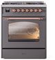 Ilve® Nostalgie II Series 30" Graphite Matte Pro Style Dual Fuel Range-2