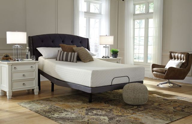Sierra Sleep® by Ashley® Chime 2-Piece 12" Memory Foam and Better Adjustable Base King Mattress Set-3