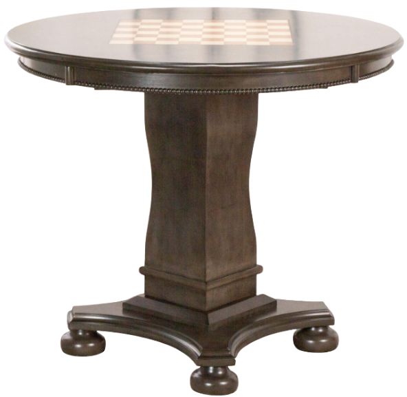 Cramco Vegas Distressed Gray Game Counter Height Dining Table-0