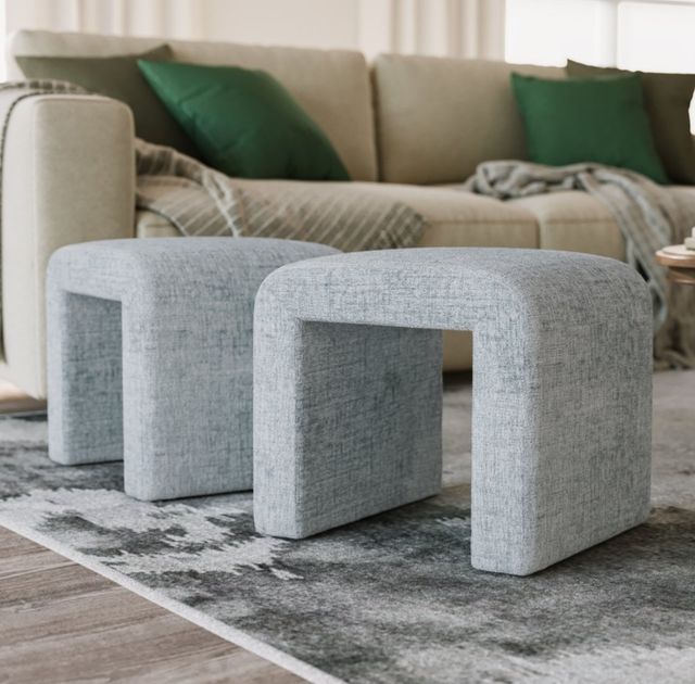 Jofran Inc. Sophia Blue Petite Bench-1