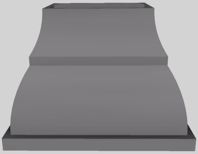 Vent-A-Hood® Designer Series 42" Gunsmoke Island Range Hood-0