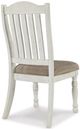 Millennium® by Ashley® Havalance Oatmeal/White Dining Chair-3