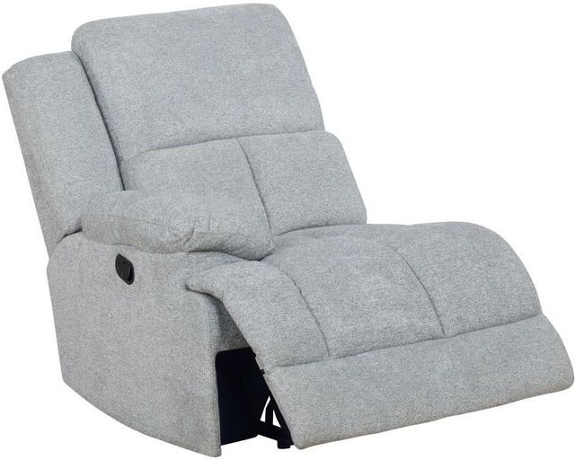 Coaster® 3-Piece Light Gray Reclining Sectional with Chaise-2