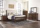 Legacy Classic Dottie Coffee Upholstered King Sleigh Bed-1