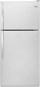Whirlpool® 28 in. 14.3 Cu. Ft. Monochromatic Stainless Steel Top Freezer Refrigerator-0