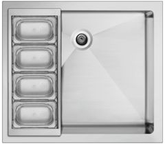 DCS 26.38" Brushed Stainless Steel Outdoor Beverage Chiller And Sink