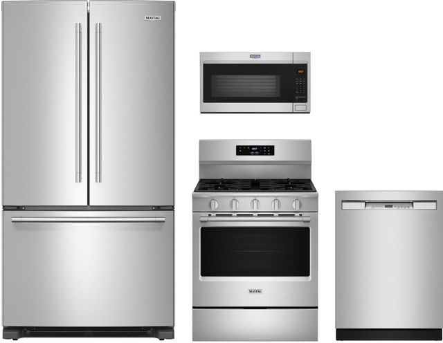 Maytag® 4 Piece Stainless Steel Kitchen Package-0