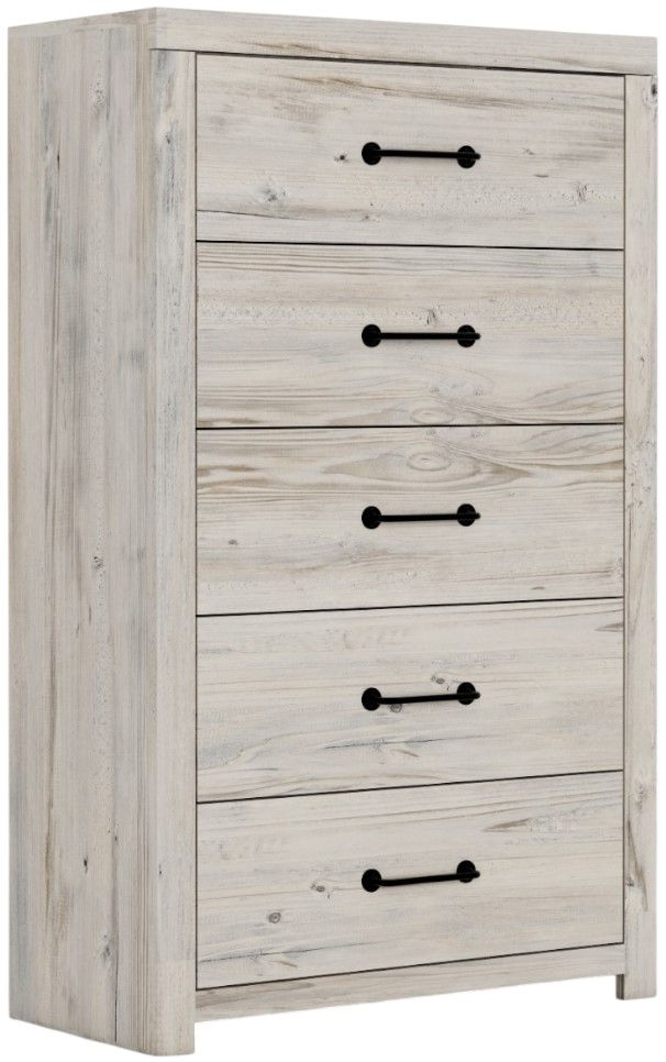 Perdue Woodworks 66,000 Essential White 32" 5-Drawer Chest-0