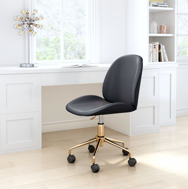 Zuo® Modern Miles Black Office Chair-2