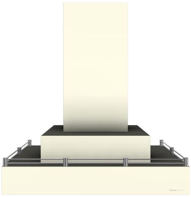 Vent-A-Hood® 30" Biscuit Contemporary Wall Mount Range Hood-0