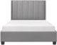 Mazin Furniture Anson Gray Queen Panel Bed-1
