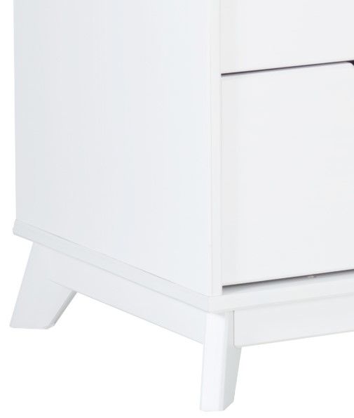 Powell® Portix White 2-Drawer Nightstand-2