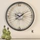 Uttermost® by Billy Moon Amelie Spokes Black Aged Wall Clock-1