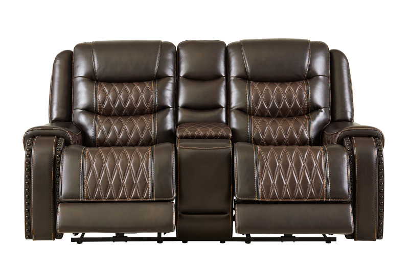 Drew & Jonathan Power Reclining Console Loveseat - Thumbnail 2
