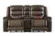 Drew & Jonathan Home Leather Power Reclining Console Loveseat with Power Headrest-1