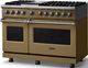 Viking® 5 Series 48" Golden Hour Pro Style Dual Fuel (NG) Range with Polished Chrome Trim-3