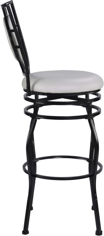 Linon Townsend Cream Adjustable Bar Stool-2