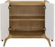 Bernards Tapestry Honeycomb/White 2-Door Accent Cabinet-3