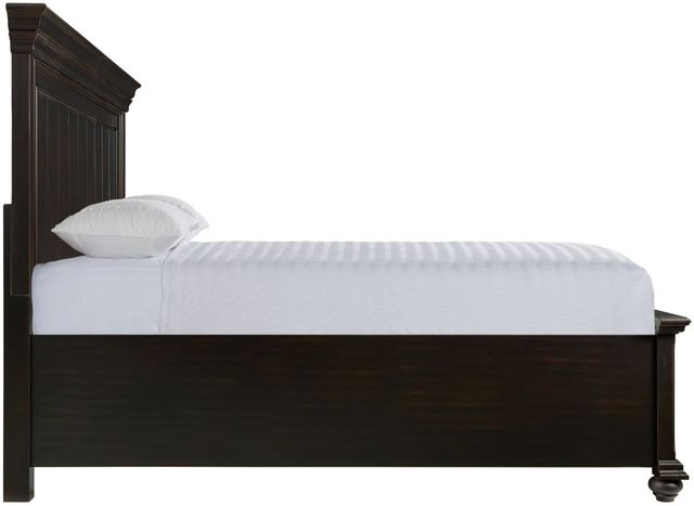 Elements International Slater Black King Platform Storage Bed-2
