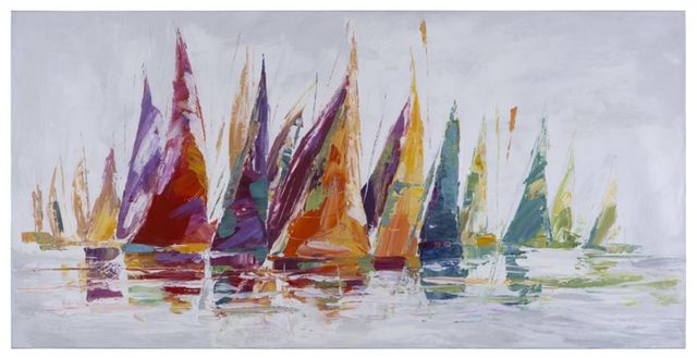 YHD Rainbow Afloat Wall Art-0