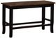 Furniture of America® Dover II Cherry Counter Height Bench with Black Base-0