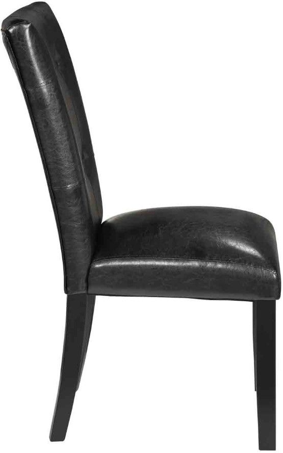 Steve Silver Co. Sterling Cordovan/Cherry Upholstered Dining Side Chair-2