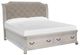 Magnussen Home® Bronwyn Alabaster Upholstered Queen Sleigh Storage Bed-0