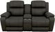 La-Z-Boy® Dorian Mineral Leather Manual Reclining Loveseat with Console-1