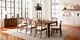 Bassett® Furniture Origins Spence Carbon Dining Chair with Thrillist Linen Upholstered Seat-5