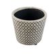 A & B Home 3-Piece Black Herb Pot Set-1