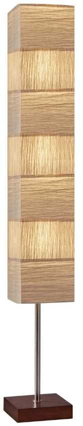 Adesso® Sahara Walnut Tall Floor Torchiere -0