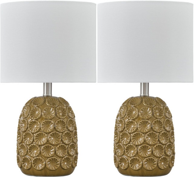 Signature Design by Ashley® Moorbank 2-Piece Amber Table Lamp Set-0
