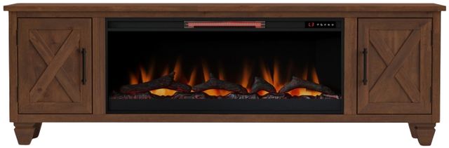 Legends Home Real Cozy Liberty Whiskey 78" Fireplace Console-0