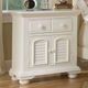 American Woodcrafters 6510 Cottage Traditions Clean White Cottage Large Nightstand-1