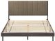 ACME Furniture Valdemar Brown/Weatheted Gray Queen Panel Bed-1