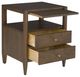 Fairfield® Maxwell Caramel 2-Drawer Petite Nightstand-4