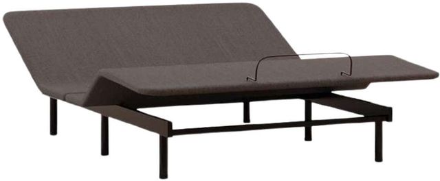 Sierra Sleep® By Ashley® Head/Foot - Good Charcoal Gray Queen Adjustable Base-0