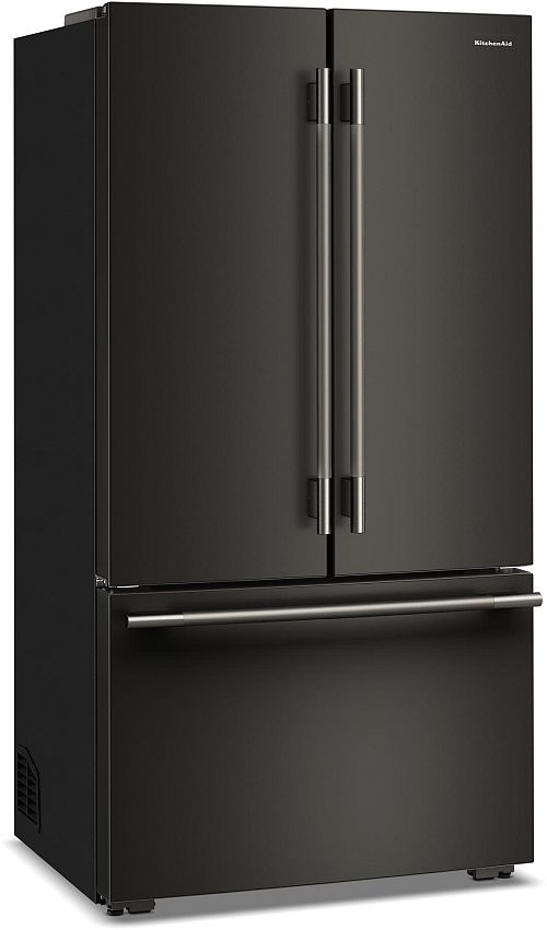 KitchenAid® 36" 24.3 Cu. Ft. Black Ore Counter Depth French Door Refrigerator with Interior Dispenser-1