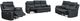 Mazin Furniture Wembley 2-Piece Black Power Reclining Loveseat-4