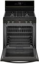 Whirlpool® 30" Fingerprint Resistant Black Stainless Steel Freestanding Gas Range-2