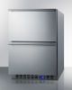 Summit® 3.4 Cu. Ft. Stainless Steel Outdoor Upright Freezer-1